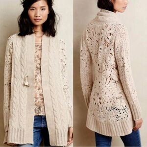 Anthropologie Angel of the North wool sweater